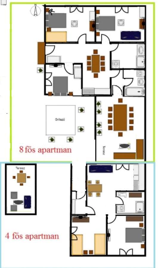 Ferienwohnung Kurucz Vendeghaz Hajdúszoboszló Exterior foto